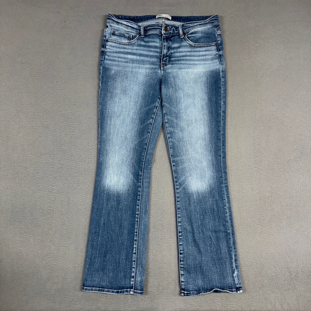 BKE Jeans Women 32 (Fits 34x32) Blue Payton Bootcut Mid Rise Universal Fit Denim